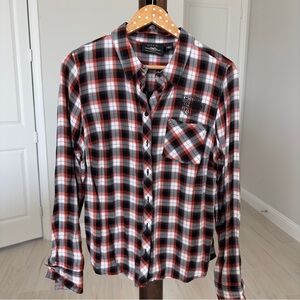 Harley Davidson Plaid Shirt